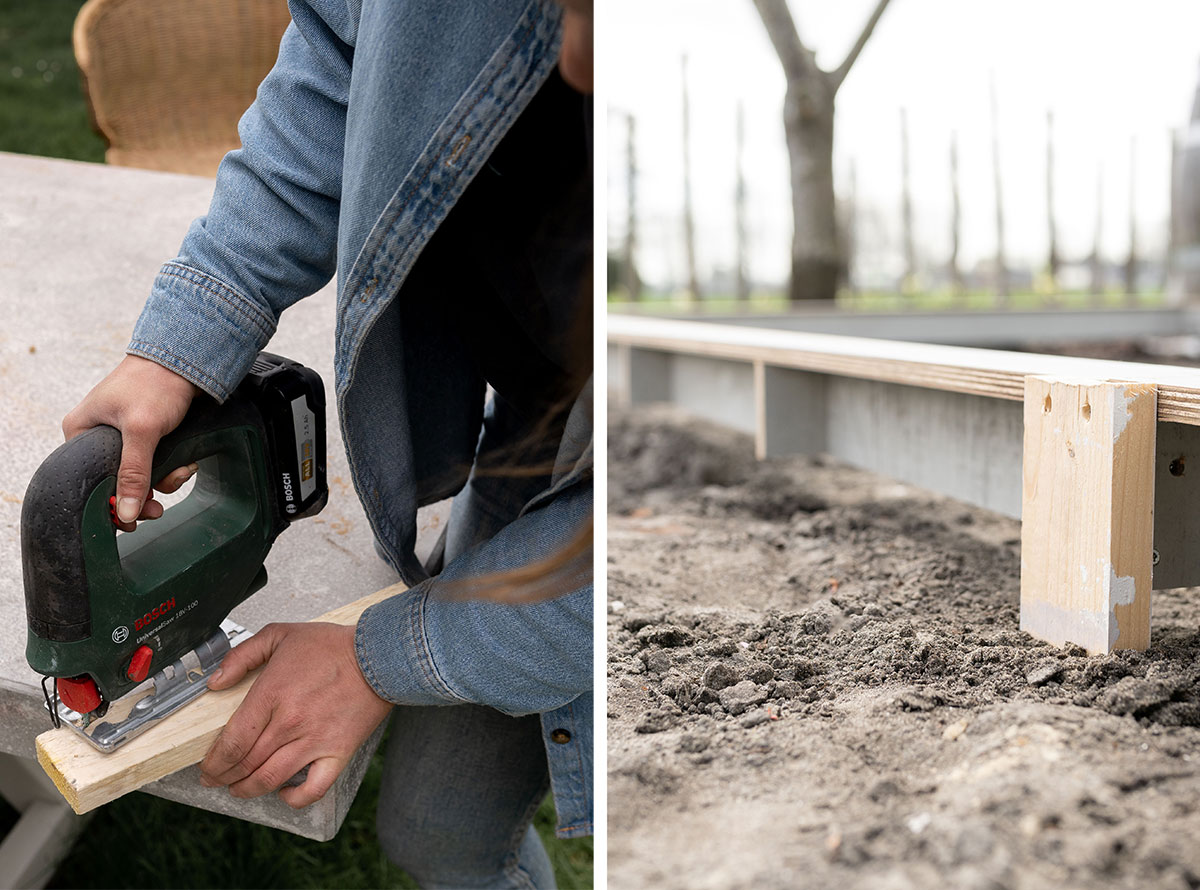 DIY pad beton tuin - Tanja van Hoogdalem