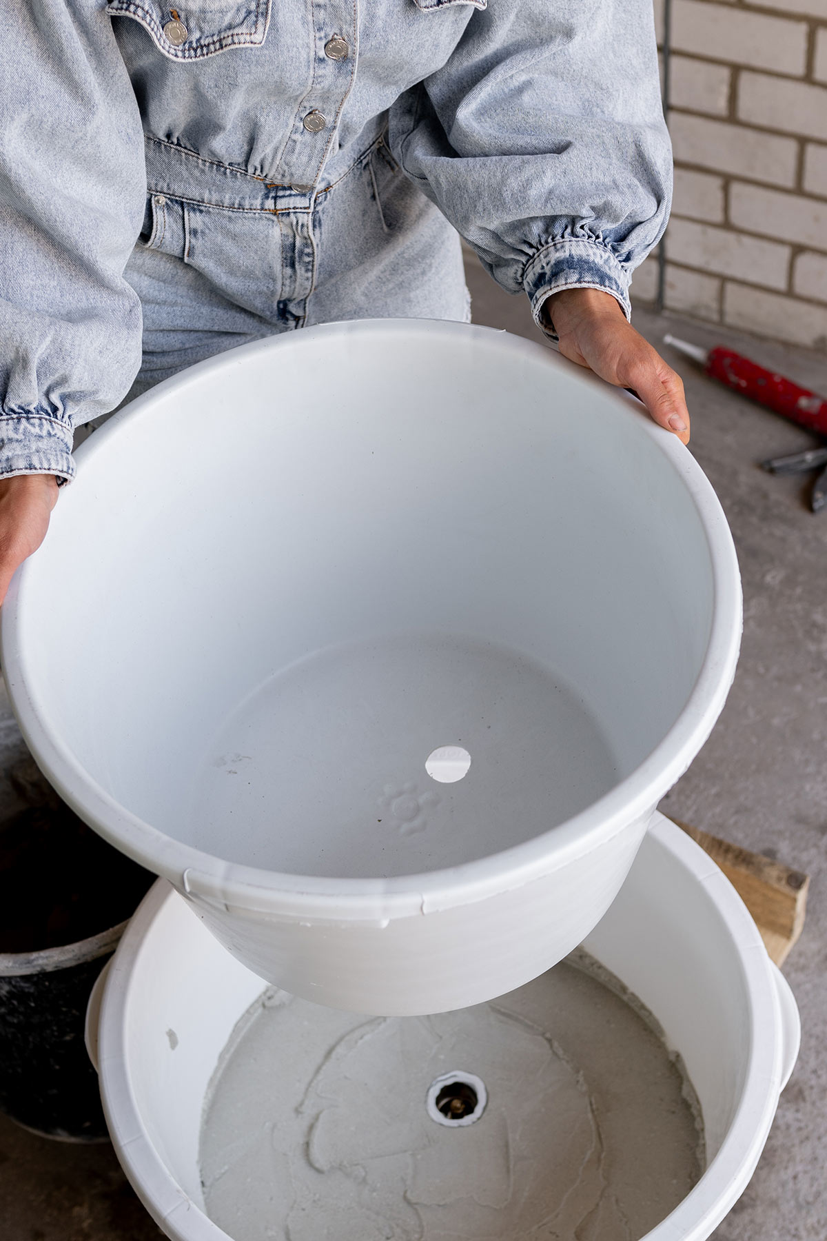 DIY wasbak beton - Tanja van Hoogdalem